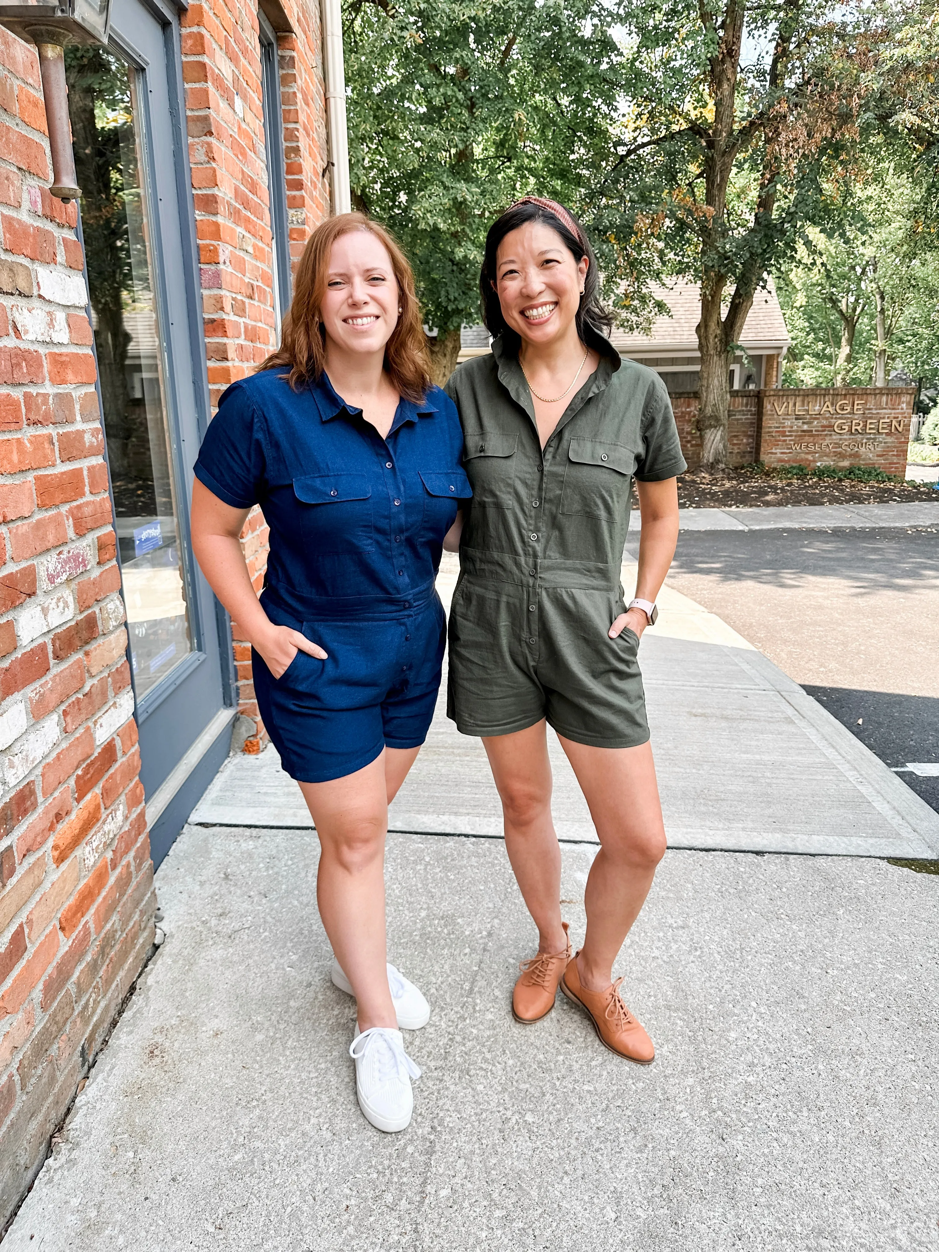 Utility Linen Romper