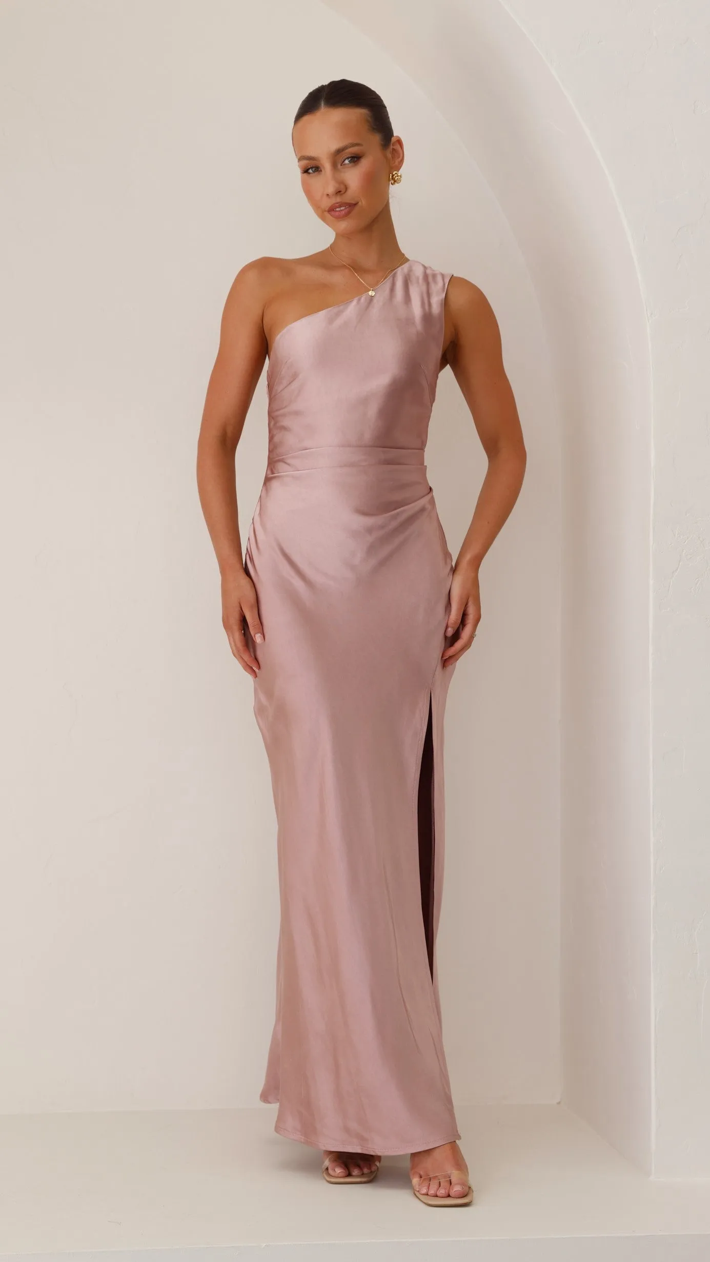 Victoria Maxi Dress - Dusty Pink