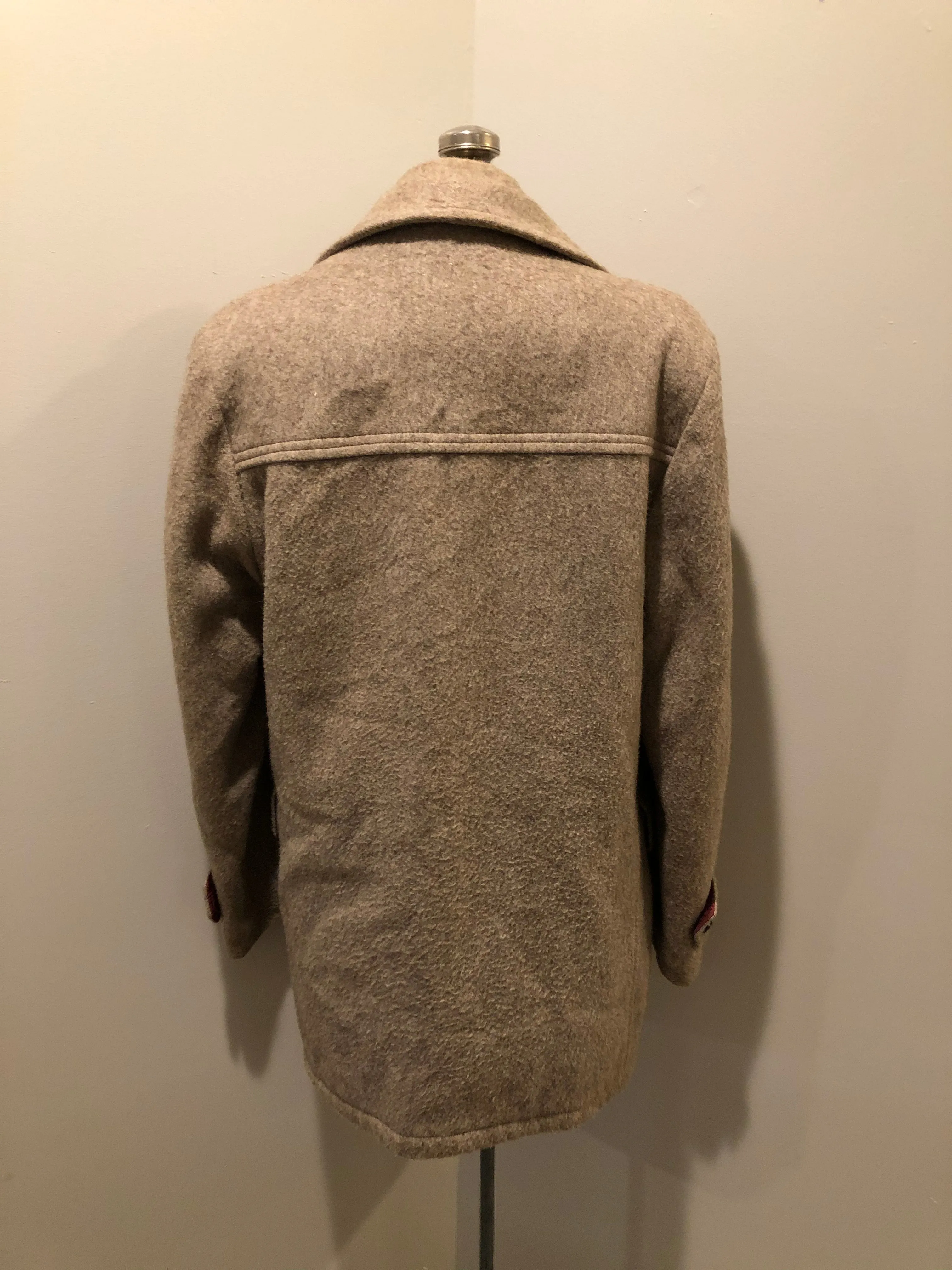 Vintage Wild Woods Grey Duffle Coat, Made in Canada