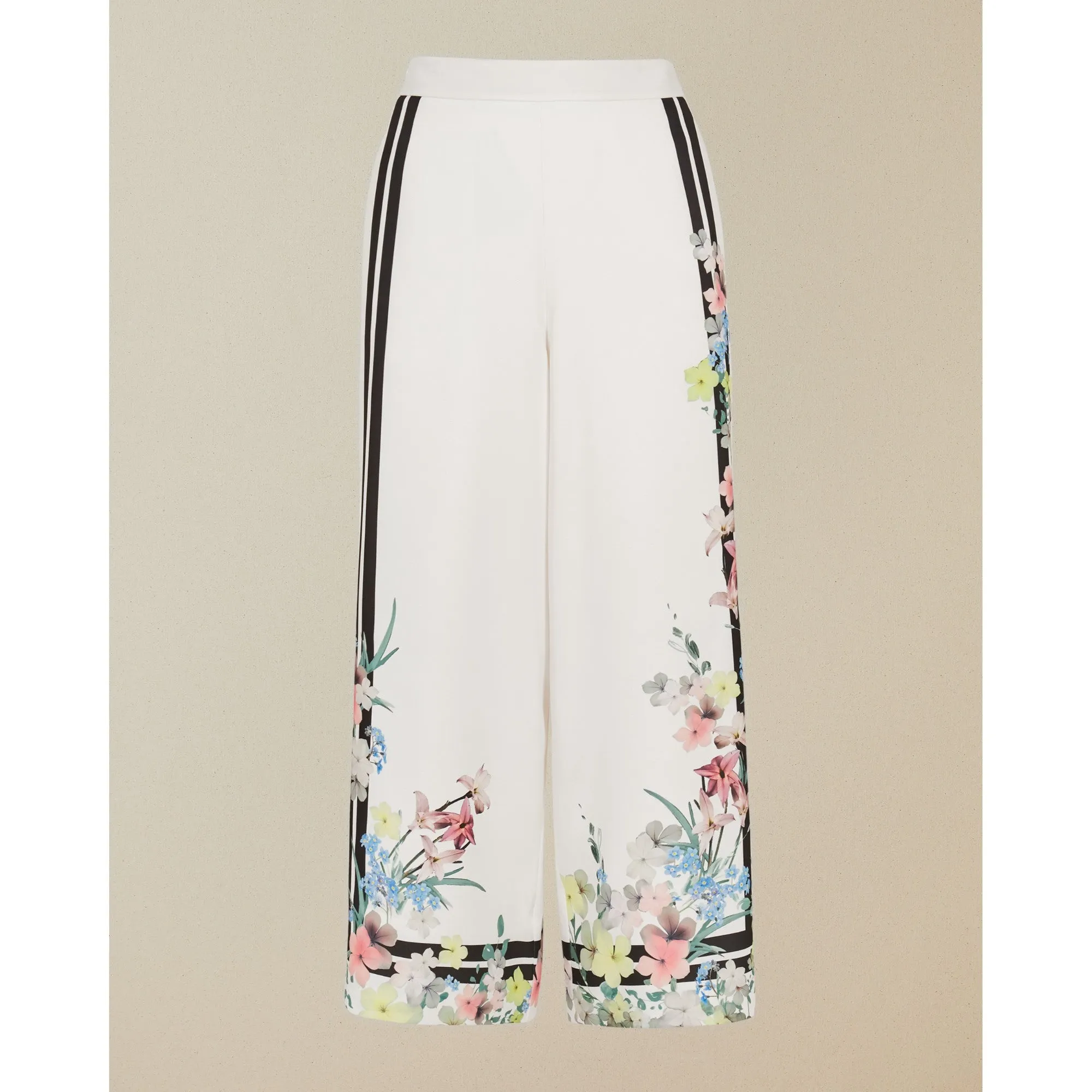 Women Giggi-Pergola Printed Culottes - Ivory